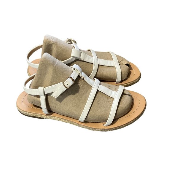 Lulus Women's White Strappy Sandals Size 7 - Picture 1 of 7